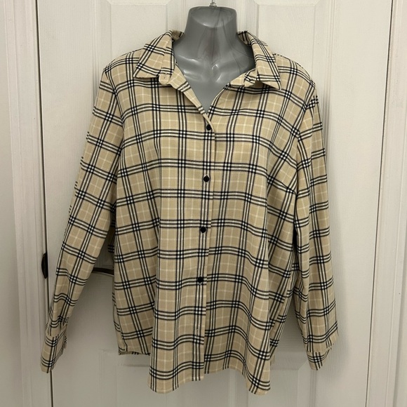 MSCH Copenhagen Plaid Button-Down Shirt, Sz M - Picture 1 of 8
